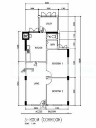 Blk 57 Geylang Bahru Ville (Kallang/Whampoa), HDB 3 Rooms #502132251